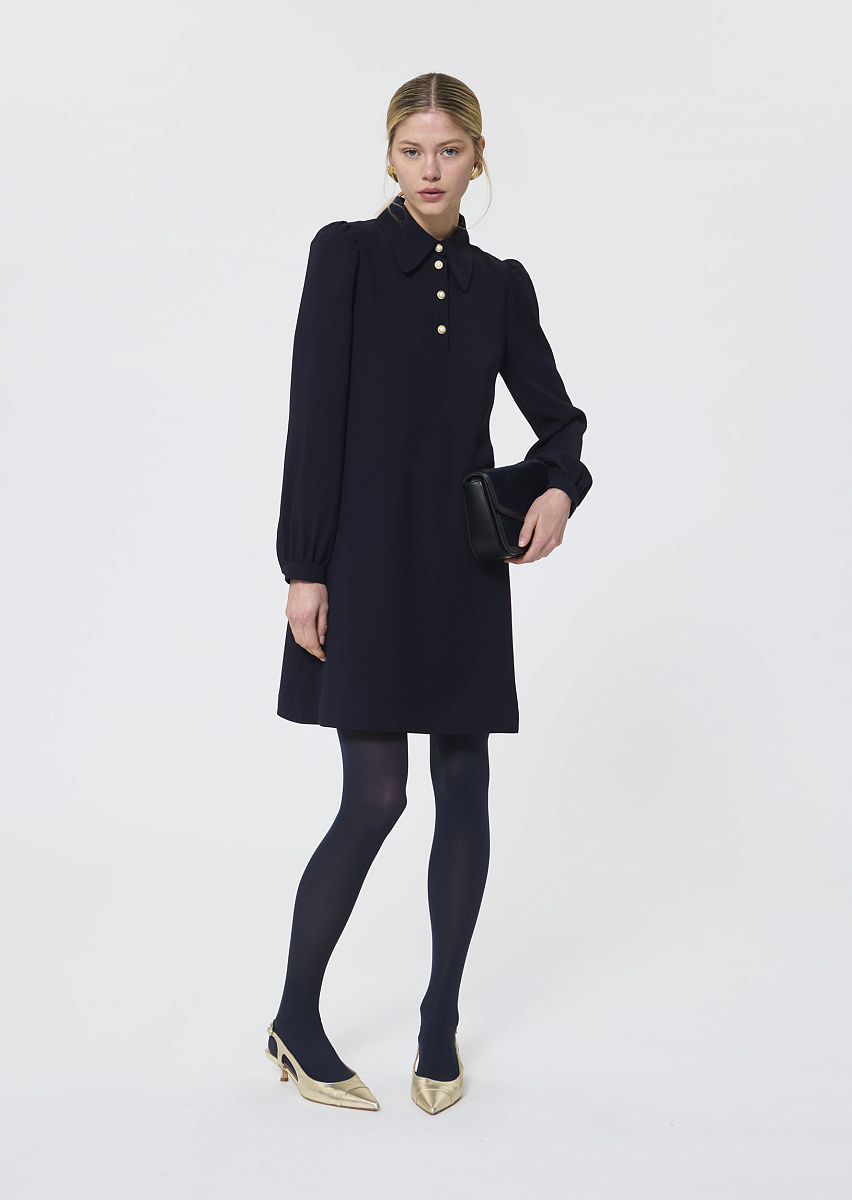 Rolfo темно-синее платье