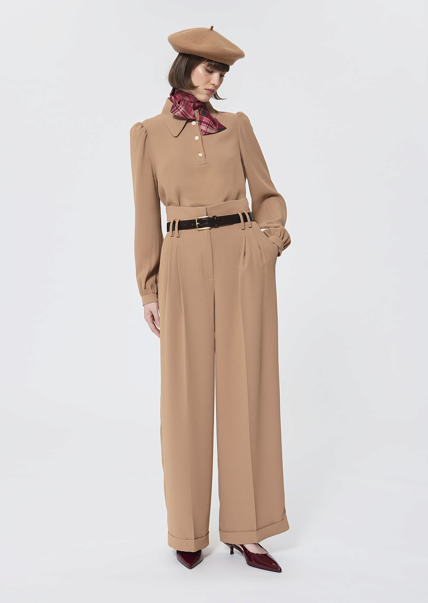 Pia брюки в ореховом цвете