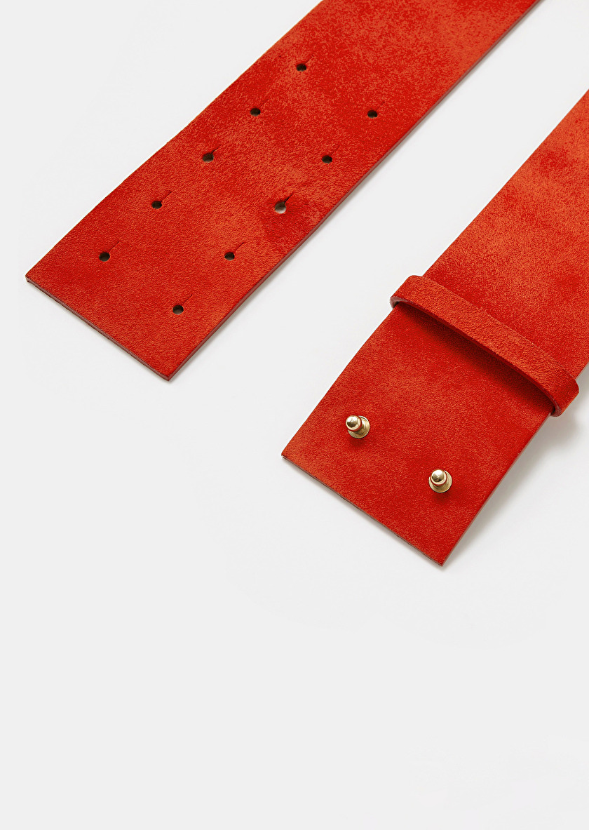 Lauren красный ремень из кожи Lauren красный ремень из кожи