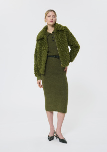 Janna зеленая юбка из трикотажа