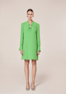 Radiance зеленое платье из крепа