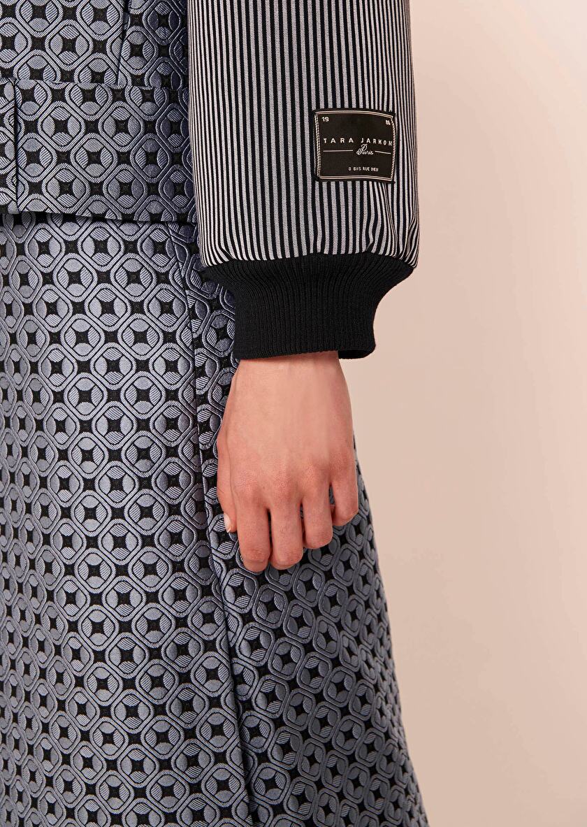 Valeska голубой жакет из жаккарда Valeska голубой жакет из жаккарда