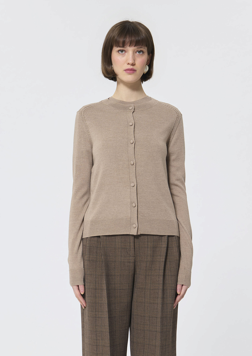 Ginno кардиган кофейного цвета Ginno кардиган кофейного цвета