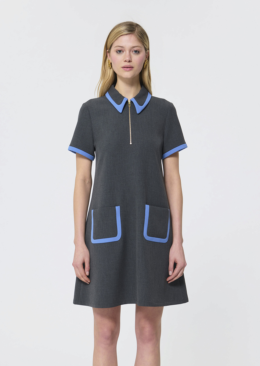 Rubina серое платье