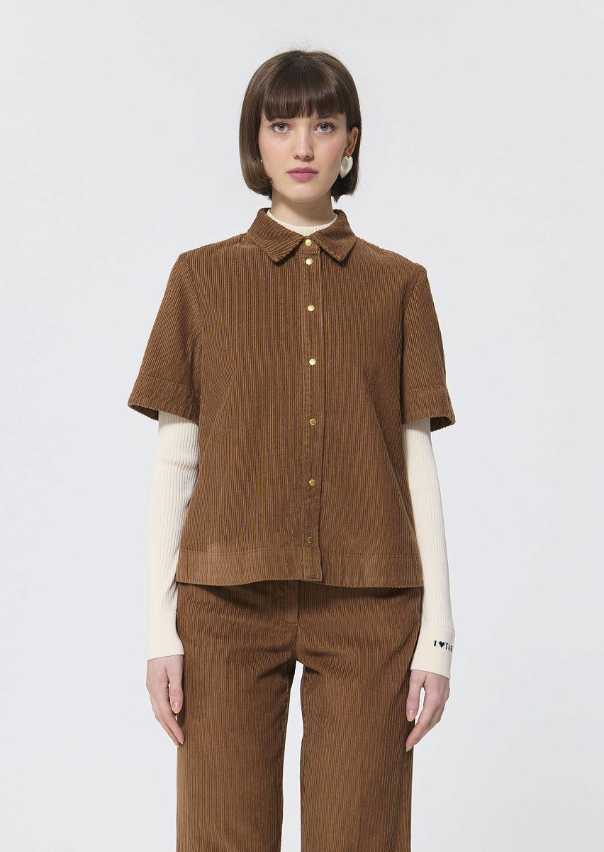 Camilia рубашка в фундучном цвете Camilia рубашка в фундучном цвете