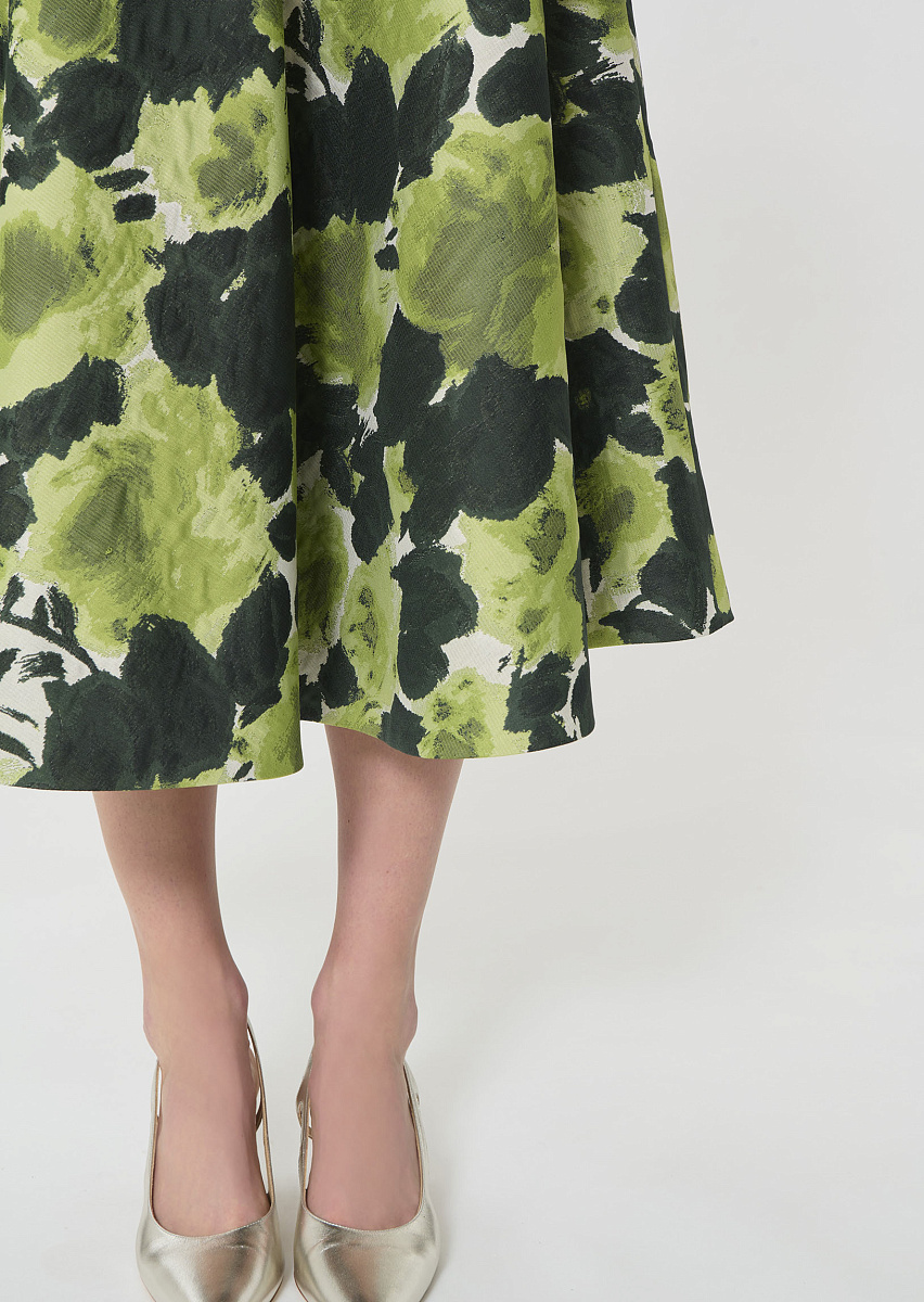 Joséphina юбка в цвете экрю с цветочным принтом