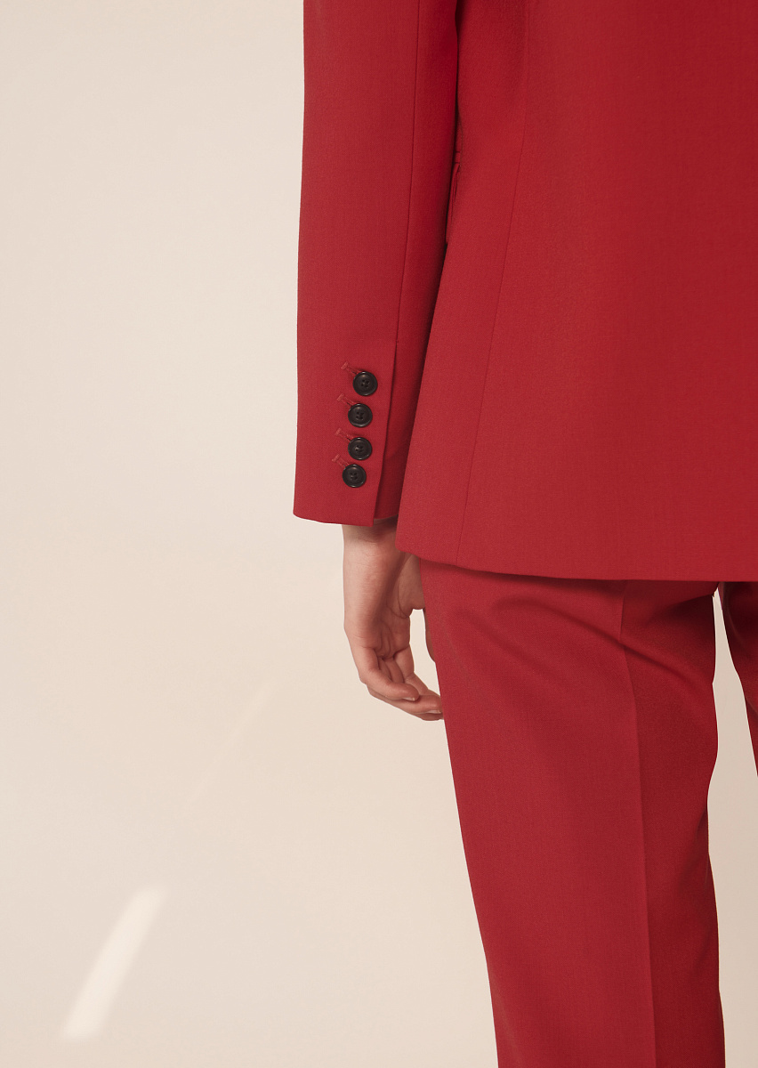 Valentia красный жакет из холодной шерсти