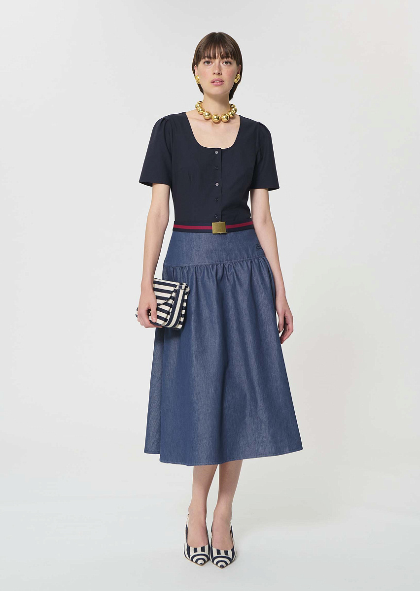 Jude синяя юбка из денима Jude синяя юбка из денима