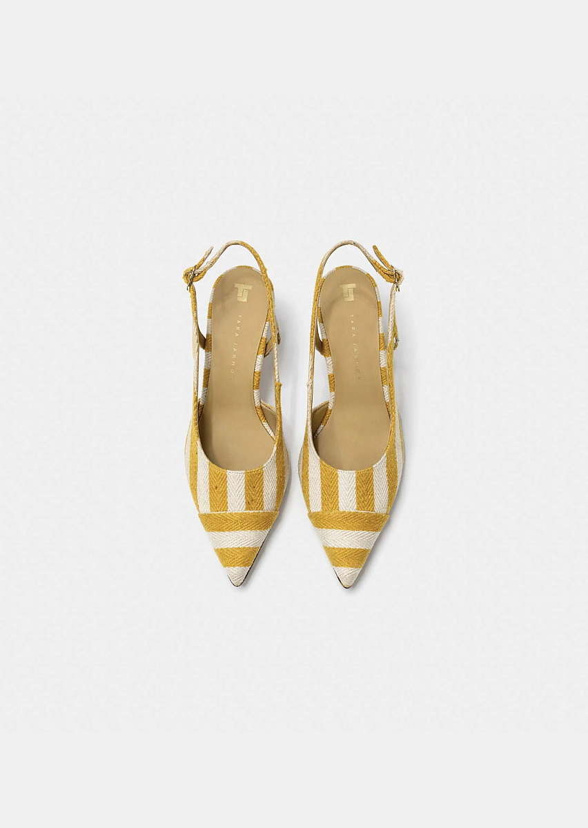 Ketty туфли-лодочки в желтую полоску
