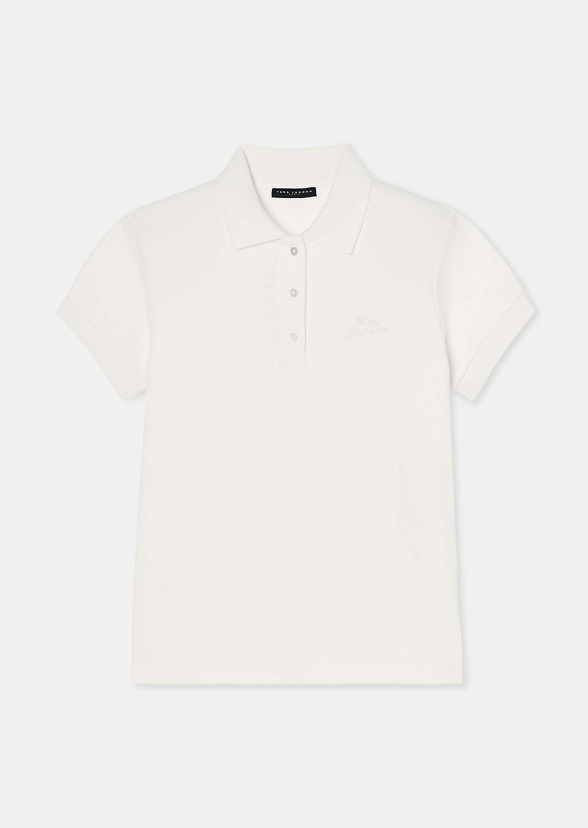 Tammy белое поло из хлопка