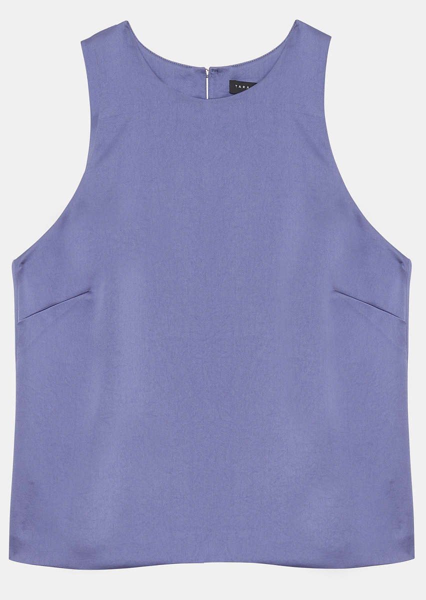 Telly голубой топ из атласа Telly голубой топ из атласа