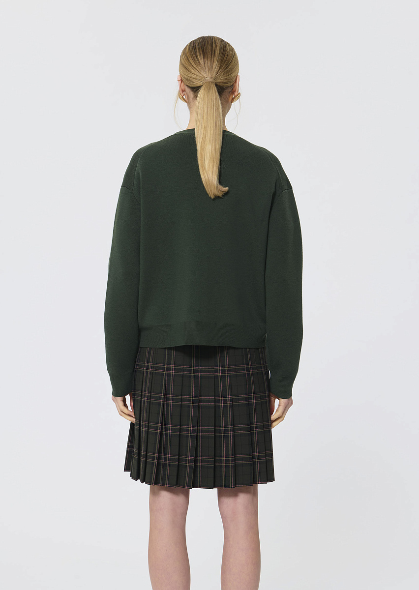 Gibus зеленый кардиган из смесовой шерсти Gibus зеленый кардиган из смесовой шерсти