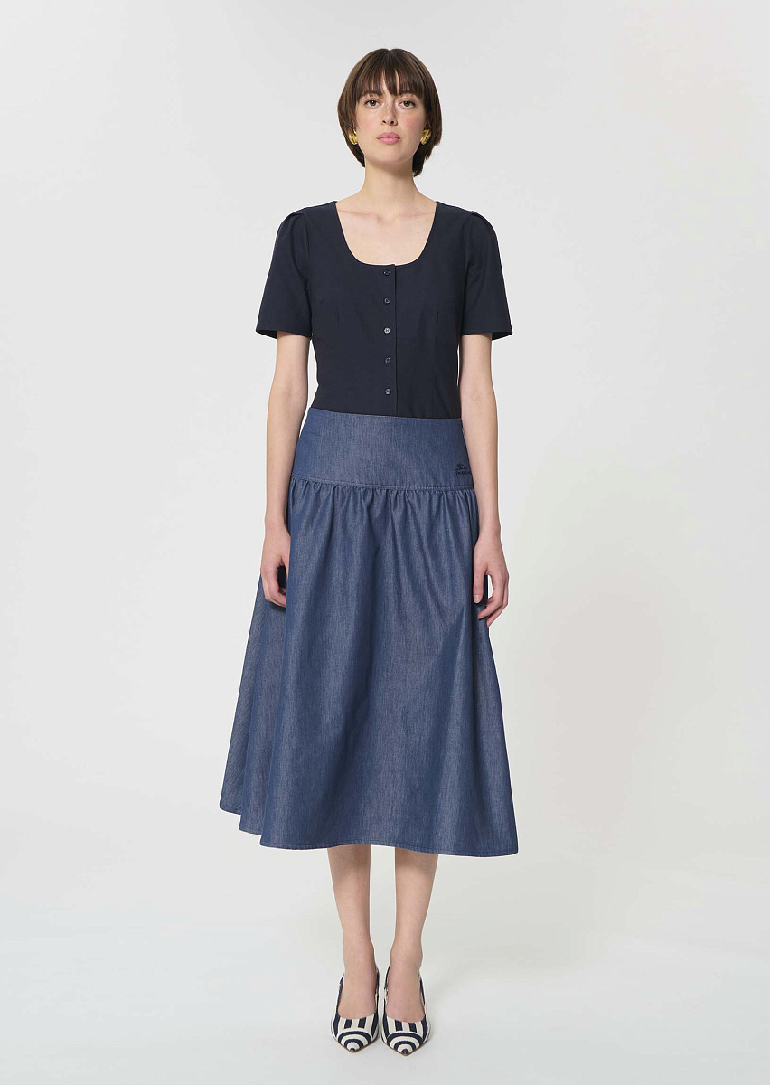 Jude синяя юбка из денима Jude синяя юбка из денима