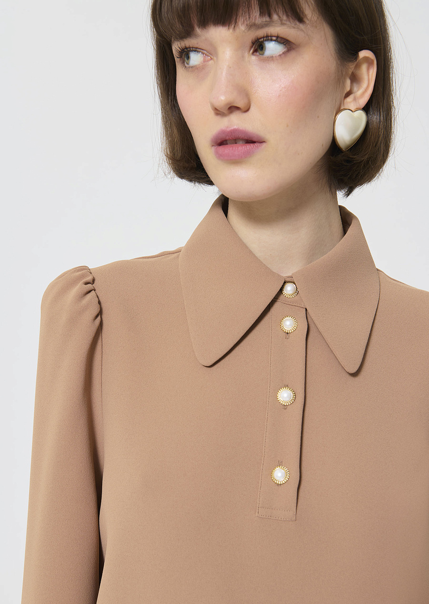 Tonio топ в ореховом цвете Tonio топ в ореховом цвете