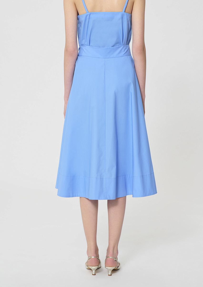 Jolly небесно-голубая юбка из поплина