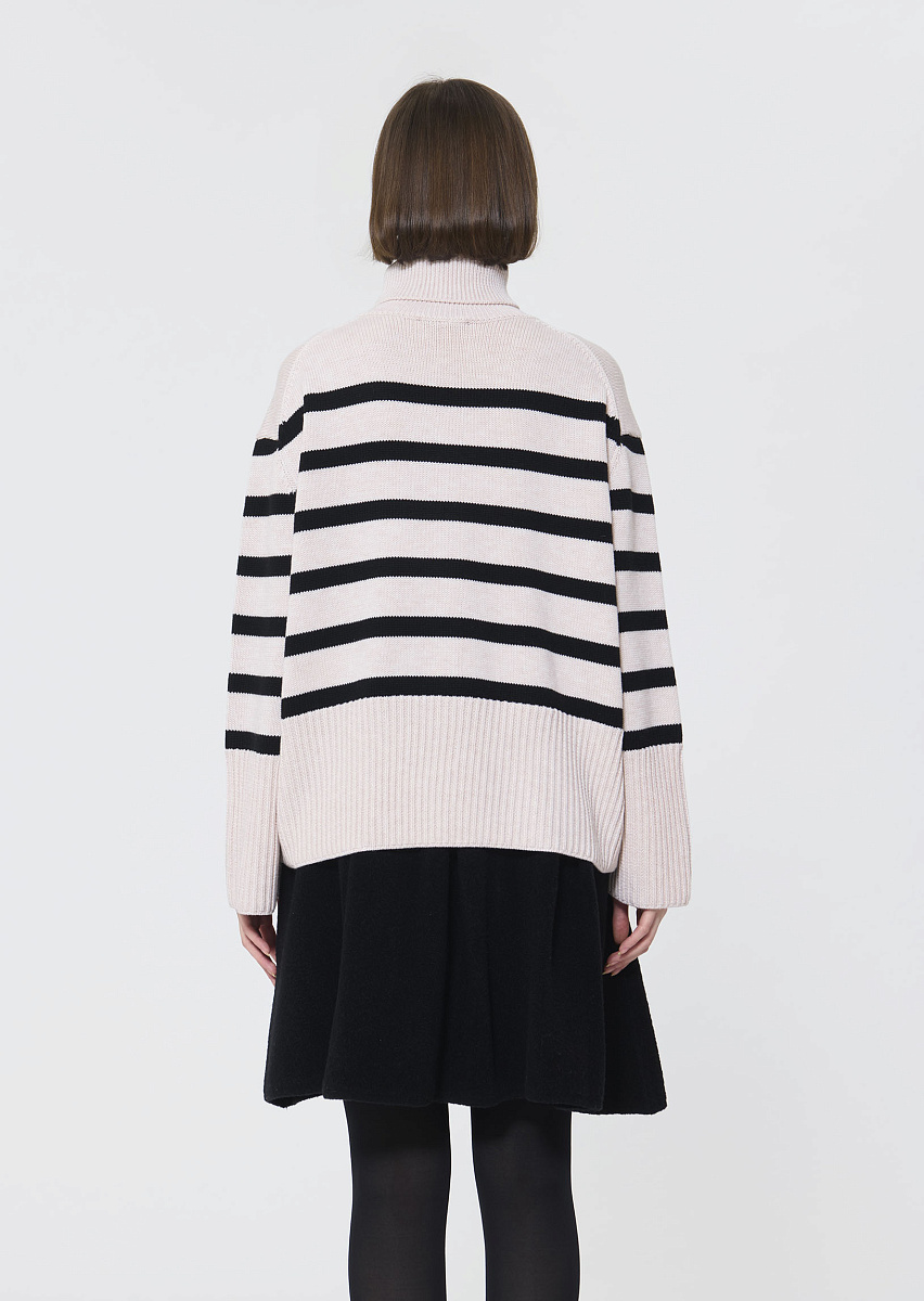 Pacome свитер цвета экрю в черную полоску