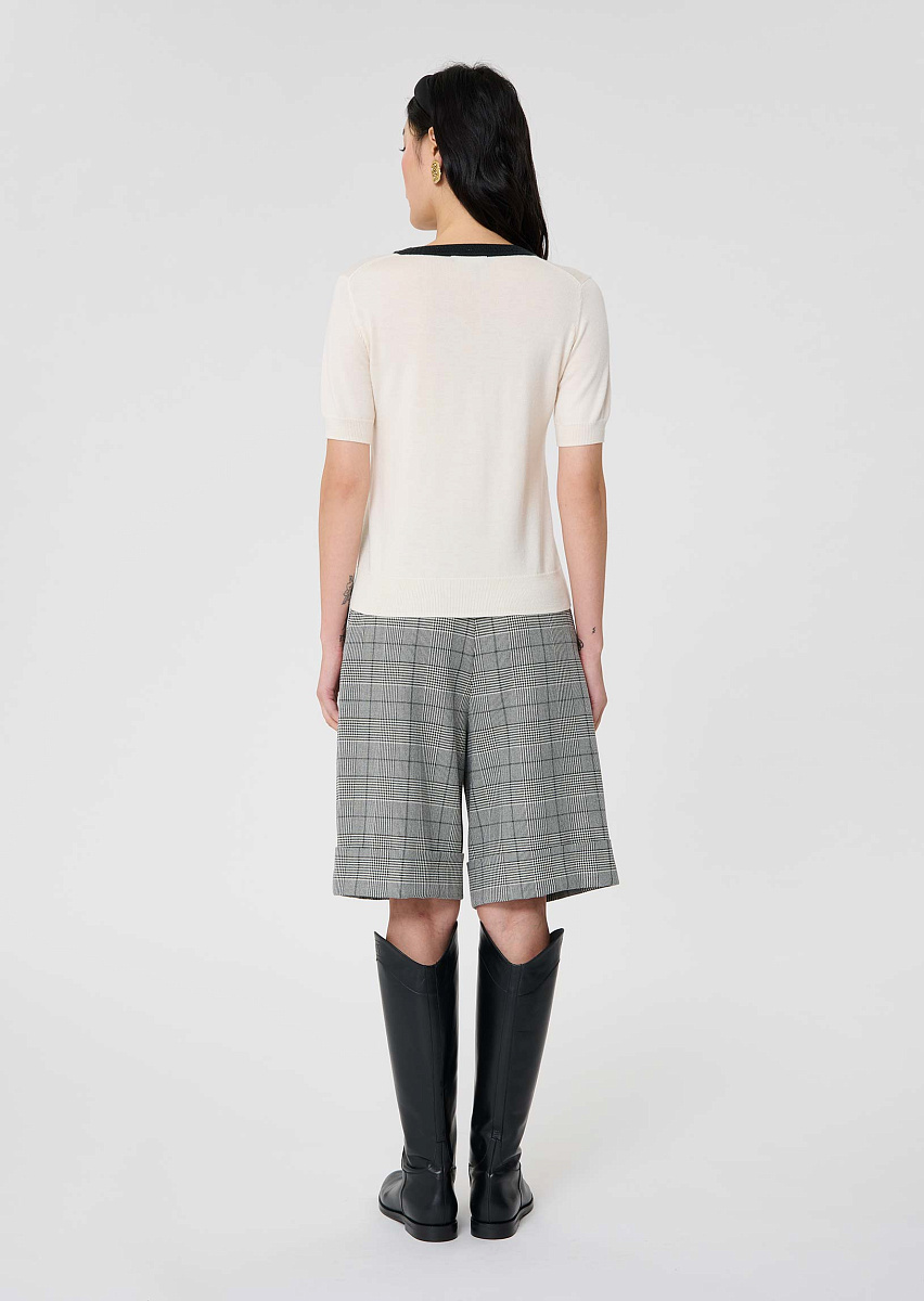 Pontaven джемпер из шерсти мериноса в цвете экрю