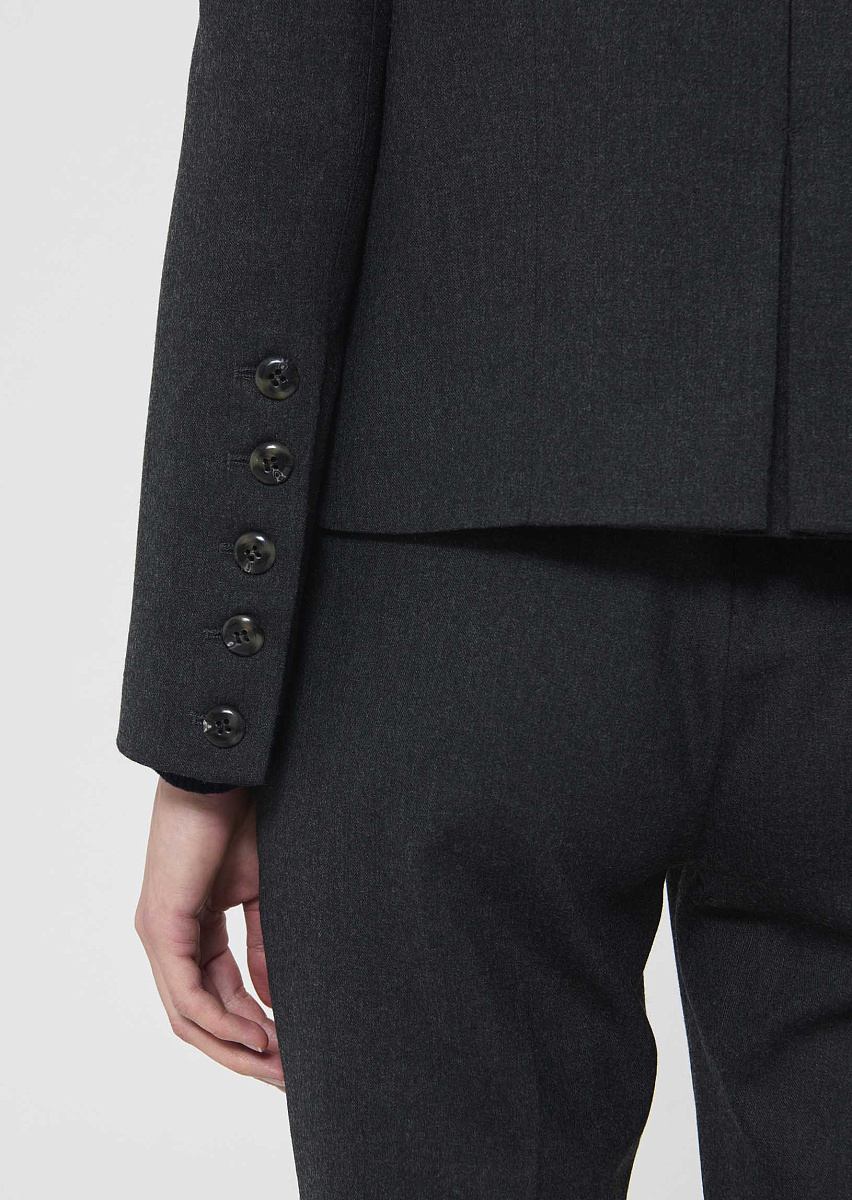 Valoma жакет серого цвета с эффектом меланж