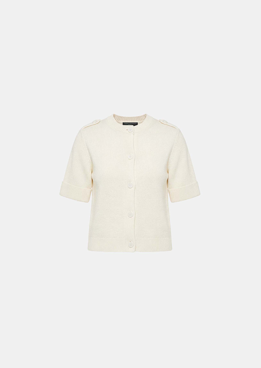 Gisèle кардиган из хлопка в цвете экрю Gisèle кардиган из хлопка в цвете экрю