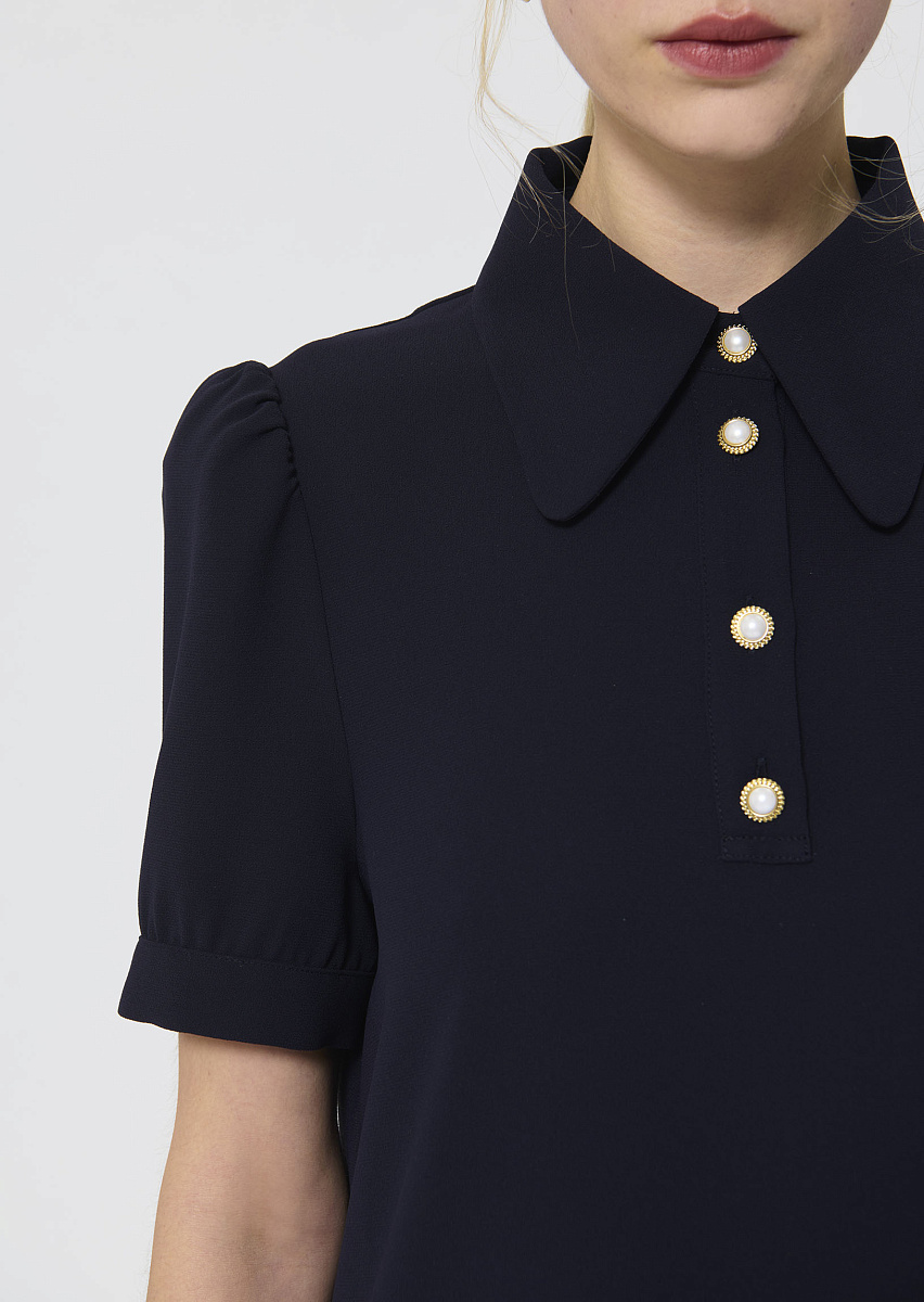 Tonino темно-синий топ