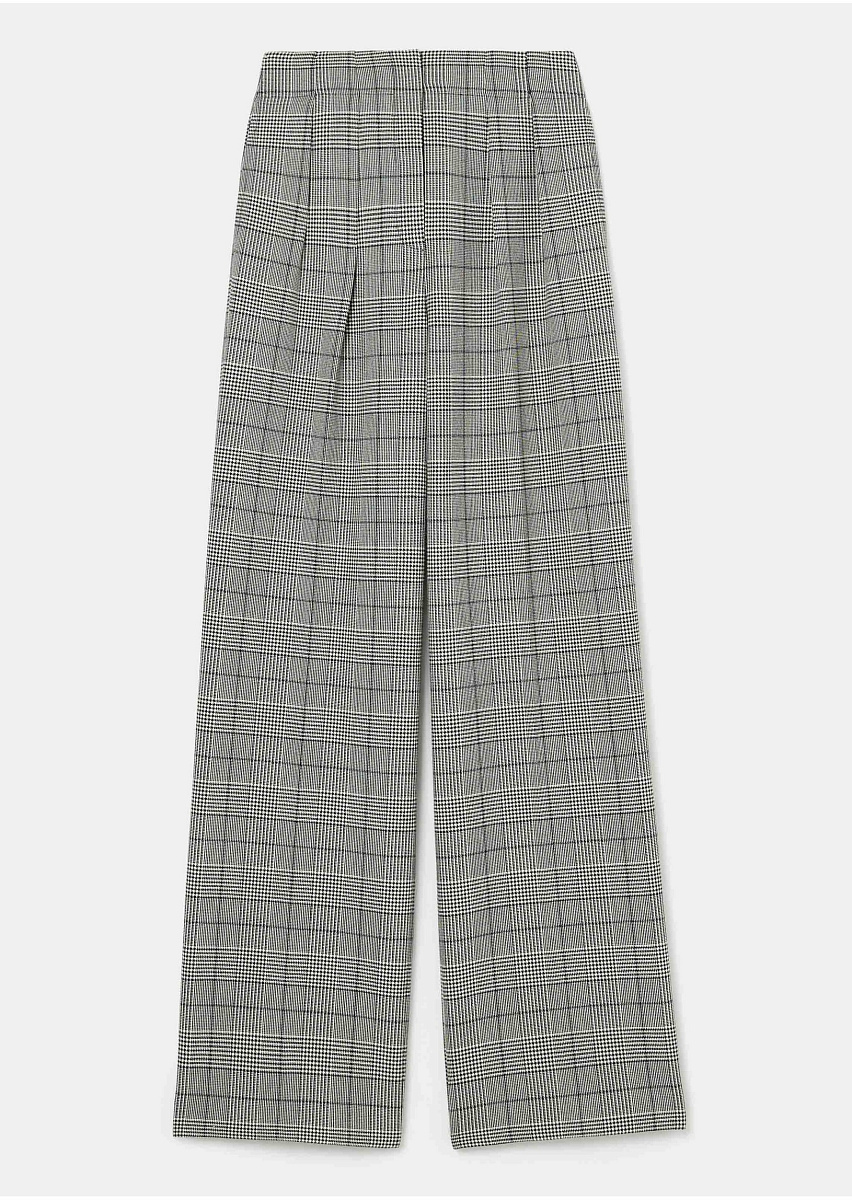 Серые брюки Parigi с принтом "Принц Уэльский" Серые брюки Parigi с принтом "Принц Уэльский"