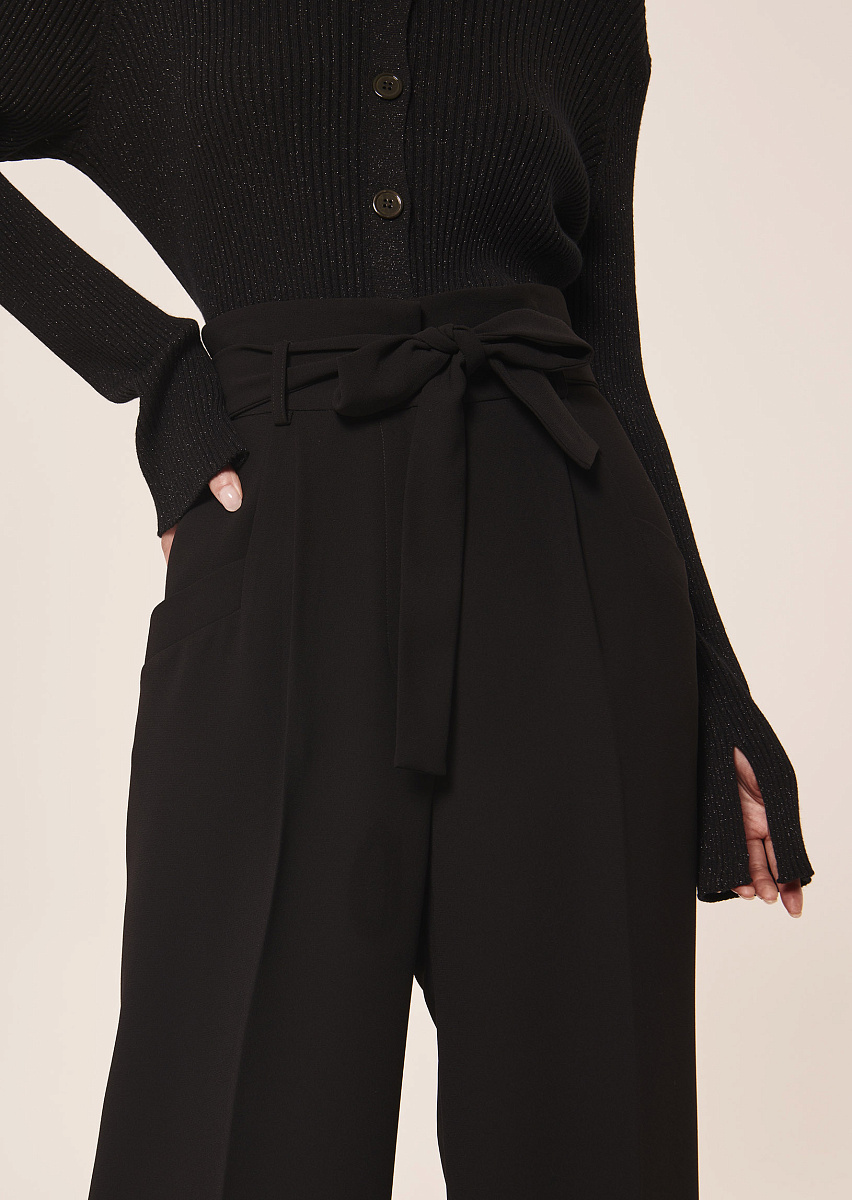 Pyla черные брюки из крепа Pyla черные брюки из крепа