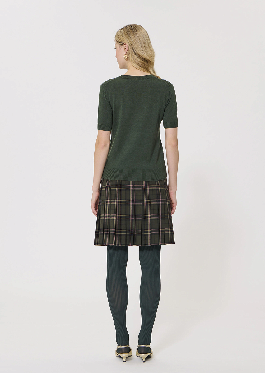 Pica зеленый джемпер из шерсти мериноса