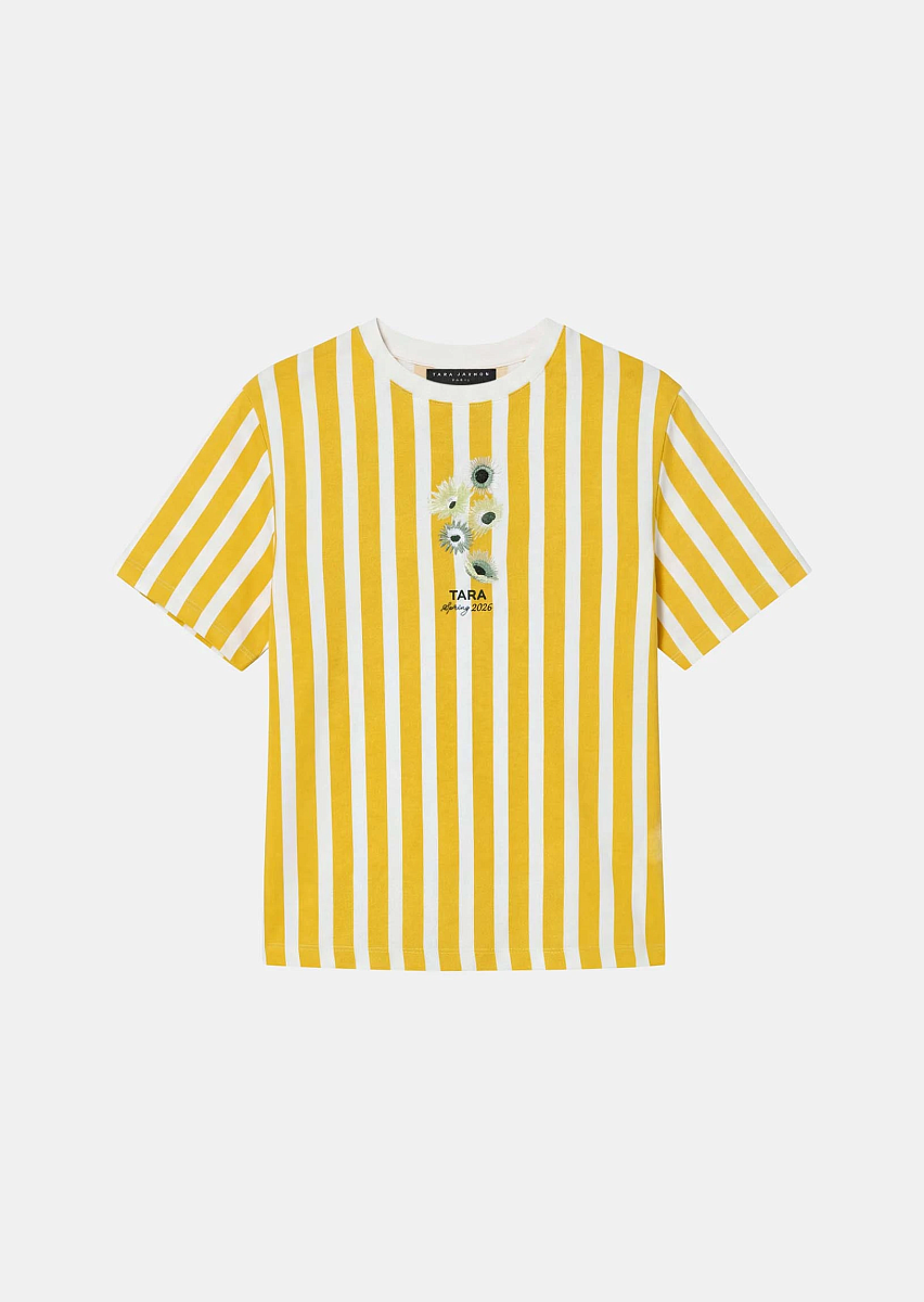 Tarastripe желтая футболка из джерси в полоску