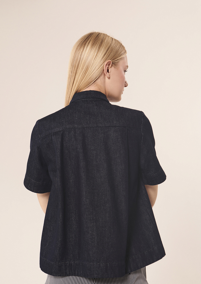 Camilla темно-синяя рубашка из денима Camilla темно-синяя рубашка из денима
