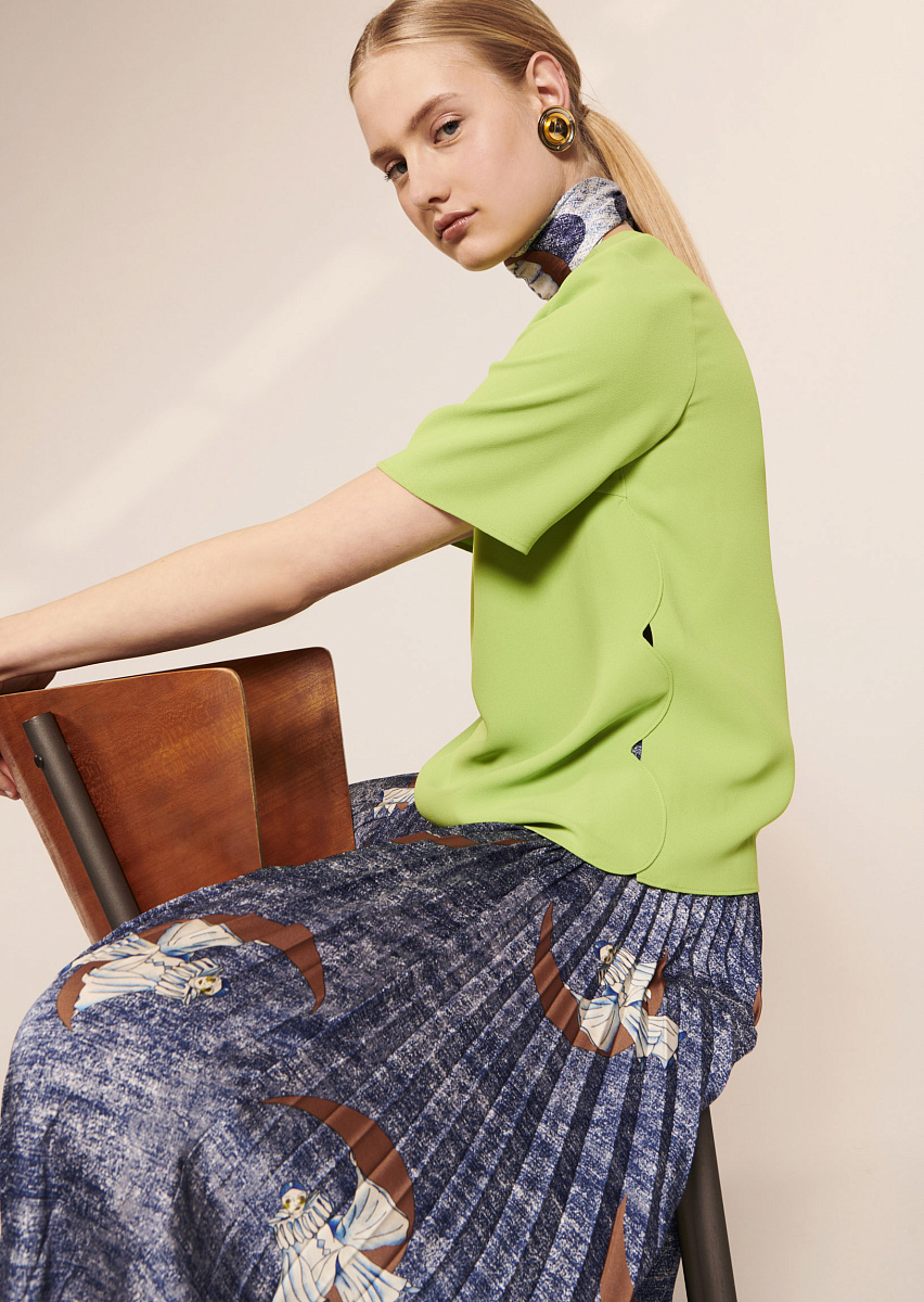 Tasha зеленый топ из крепа Tasha зеленый топ из крепа