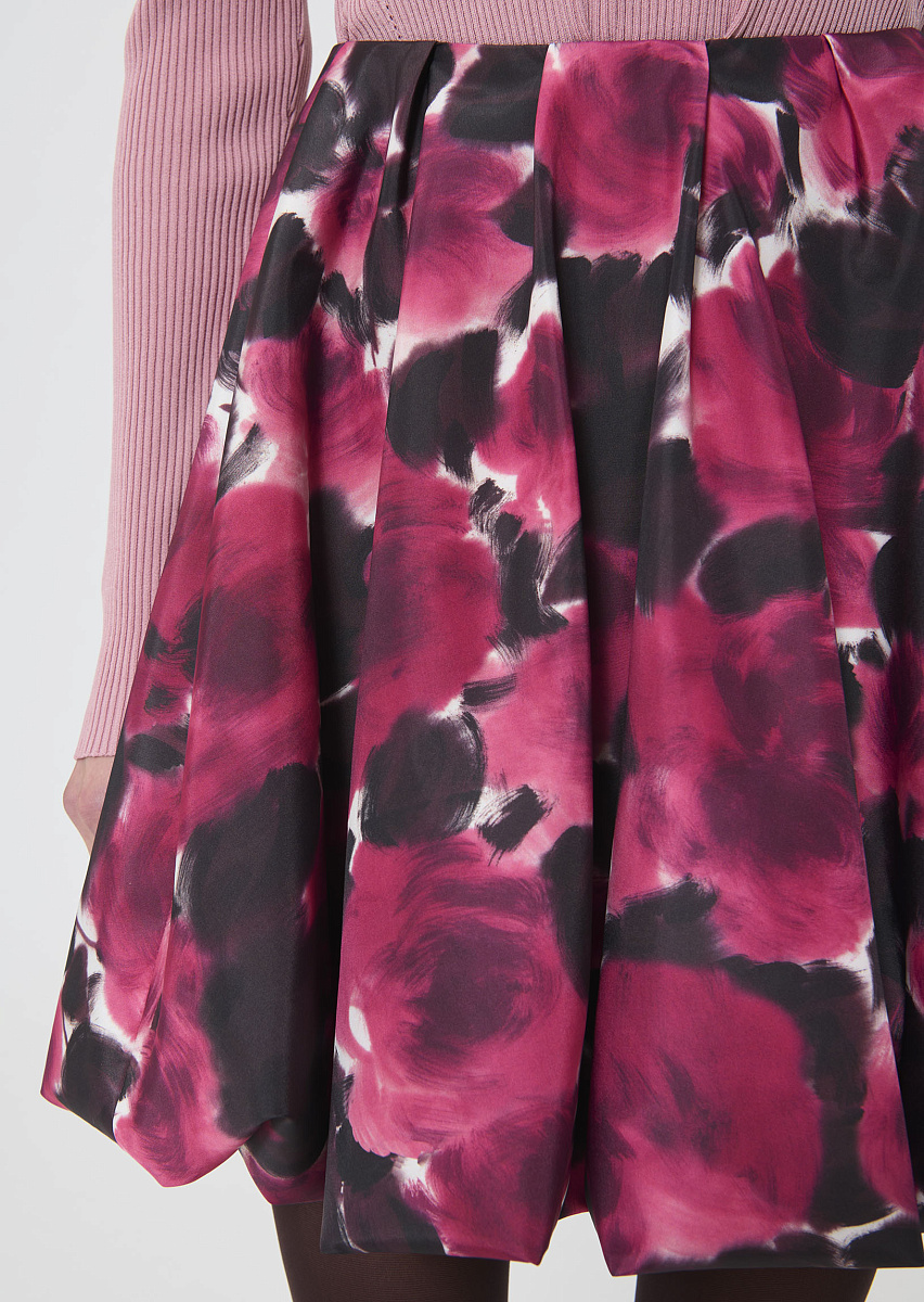 Joane розовая юбка с цветочным принтом