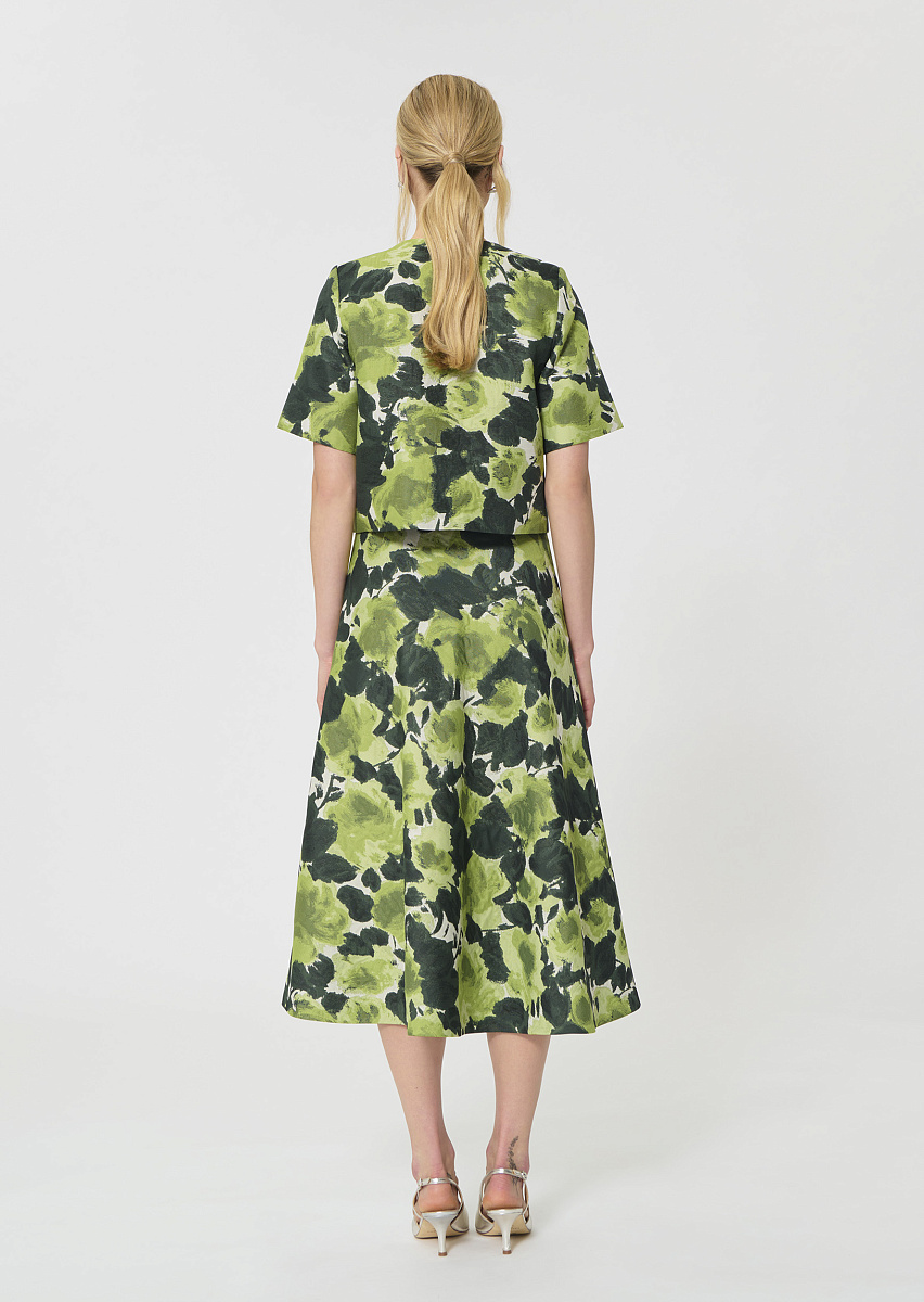 Joséphina юбка в цвете экрю с цветочным принтом