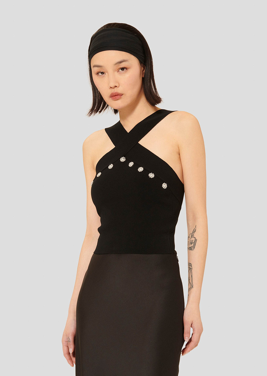 Prana черный топ из трикотажа Prana черный топ из трикотажа