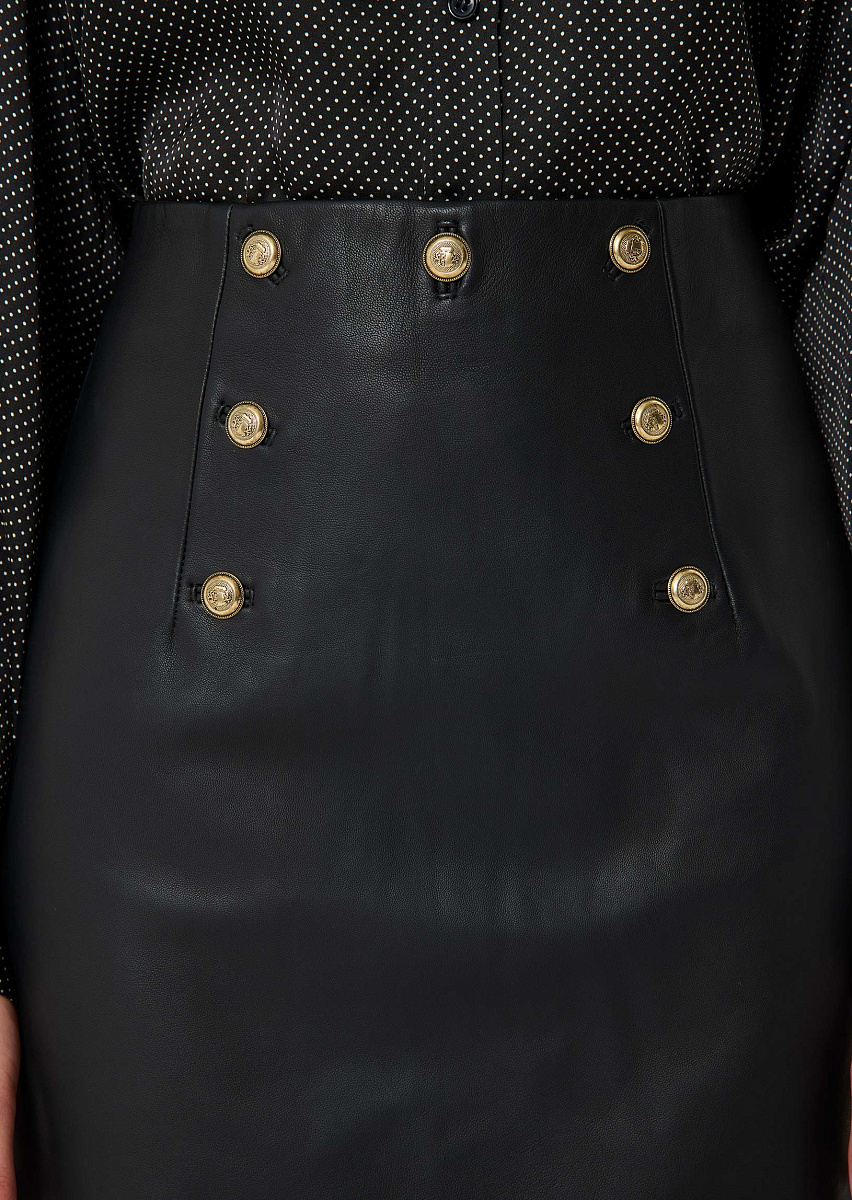 Черная кожаная юбка Jamie Черная кожаная юбка Jamie