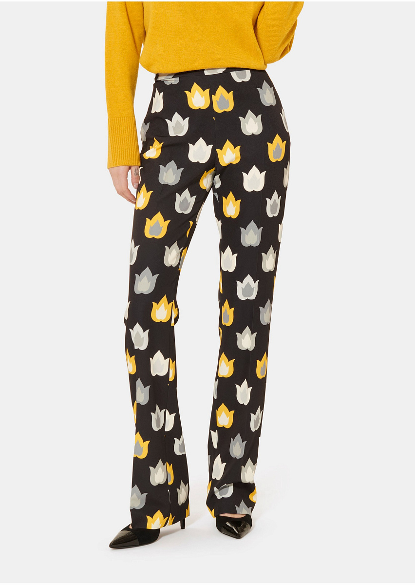 Черные брюки Paivan с принтом Черные брюки Paivan с принтом