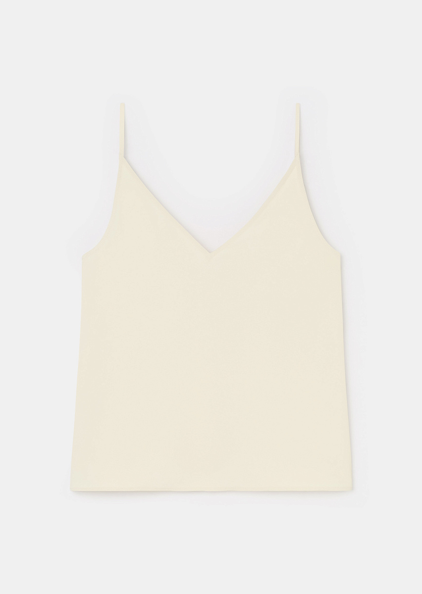 Tamara топ из крепа в цвете экрю
