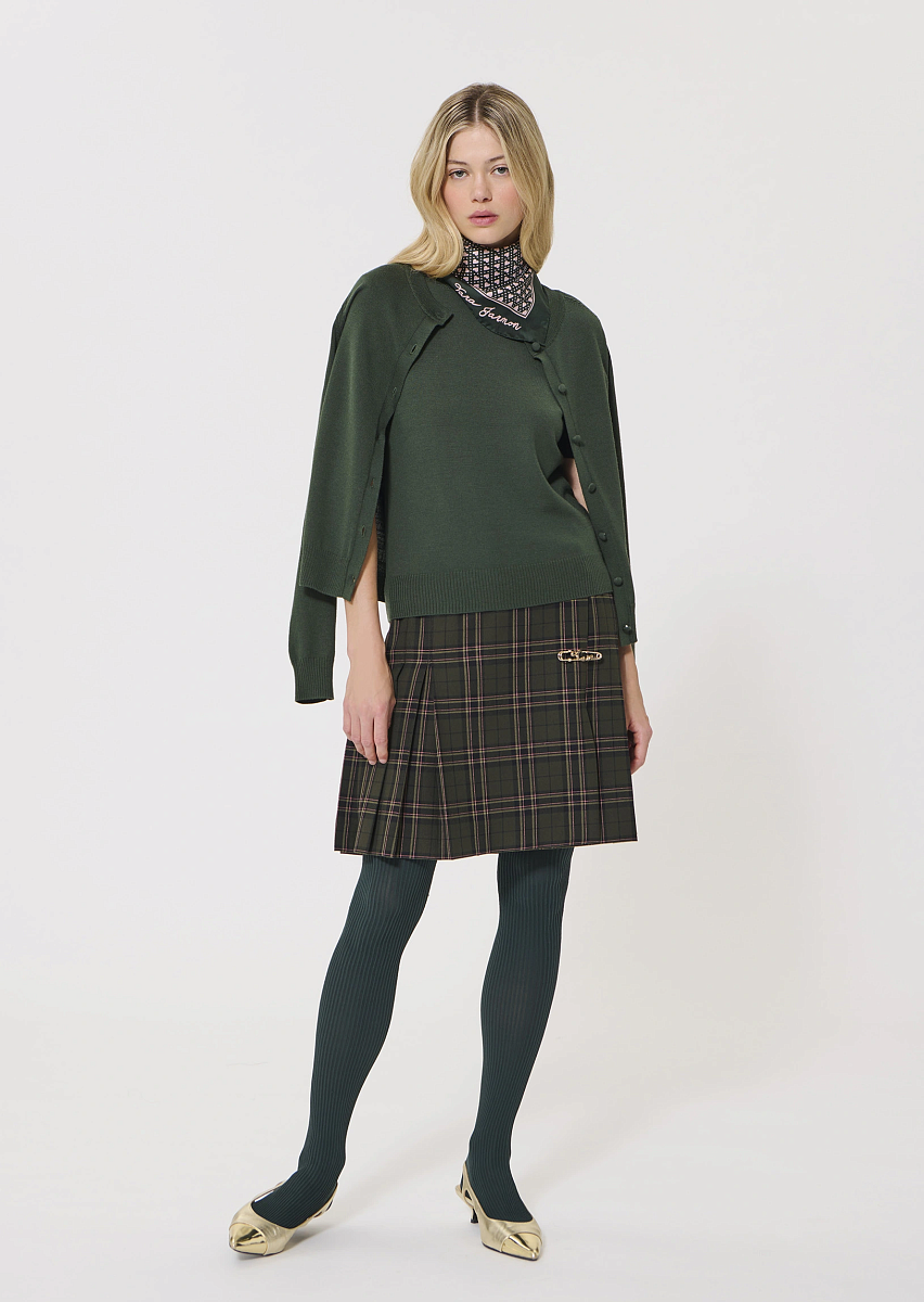 Pica зеленый джемпер из шерсти мериноса Pica зеленый джемпер из шерсти мериноса