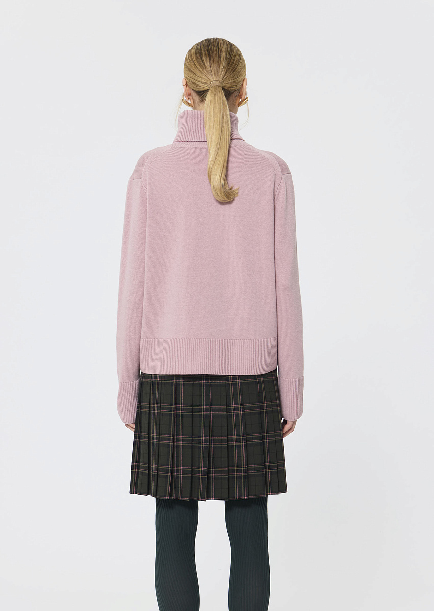 Palia пудрово-розовый свитер из смесовой шерсти