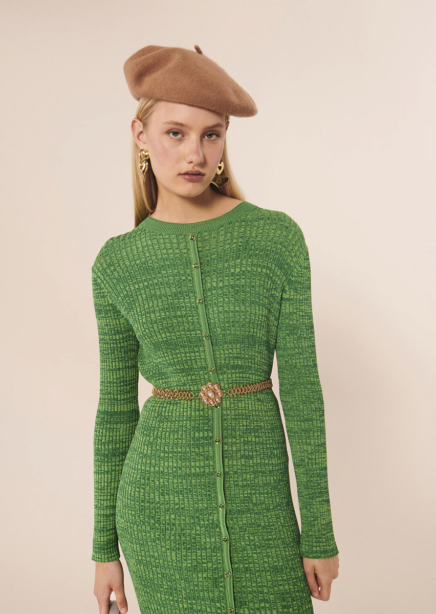 Ralie зеленое платье из трикотажа