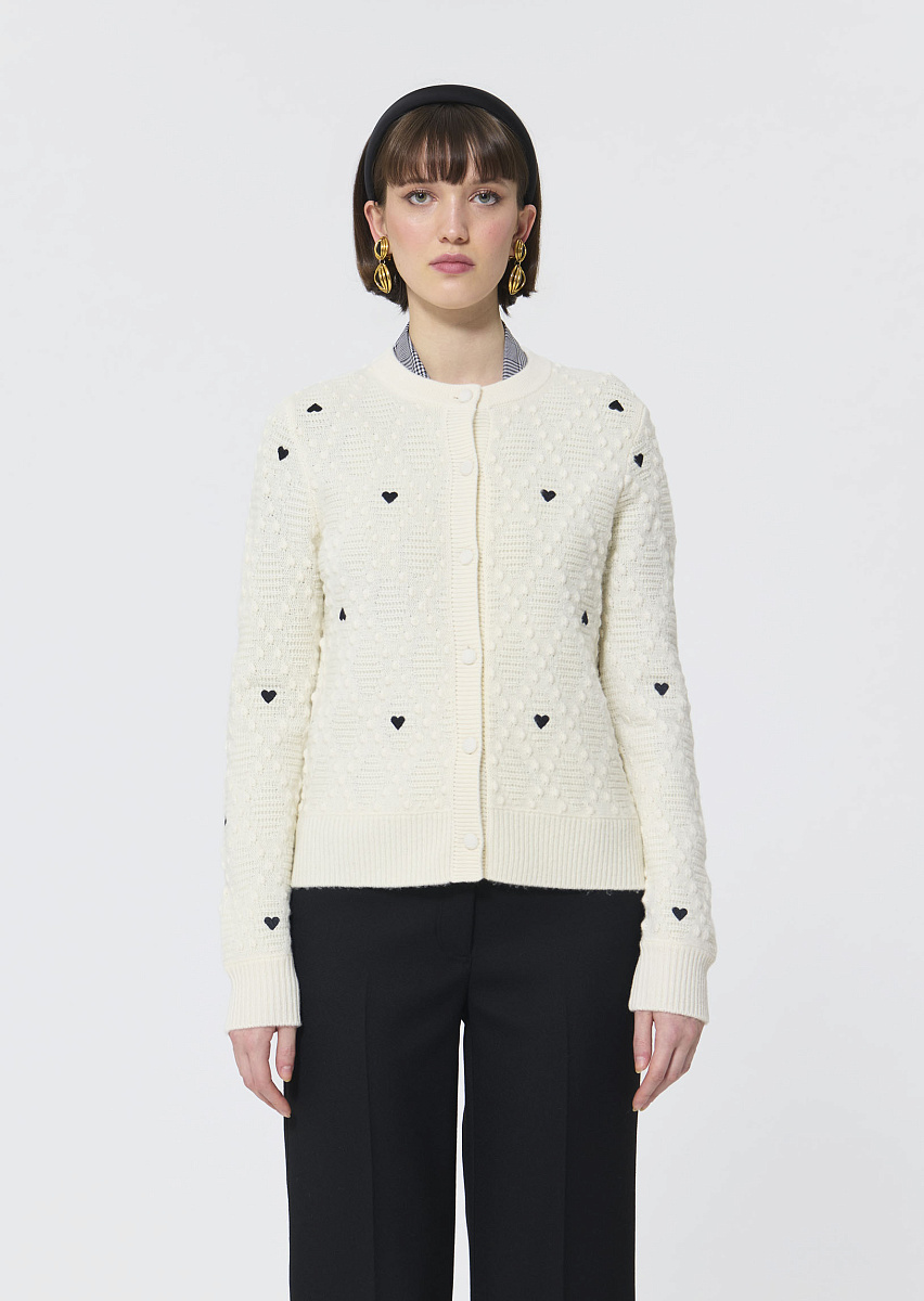 Guy кардиган цвета экрю