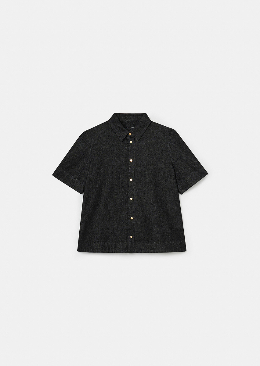 Camilia черная рубашка из денима