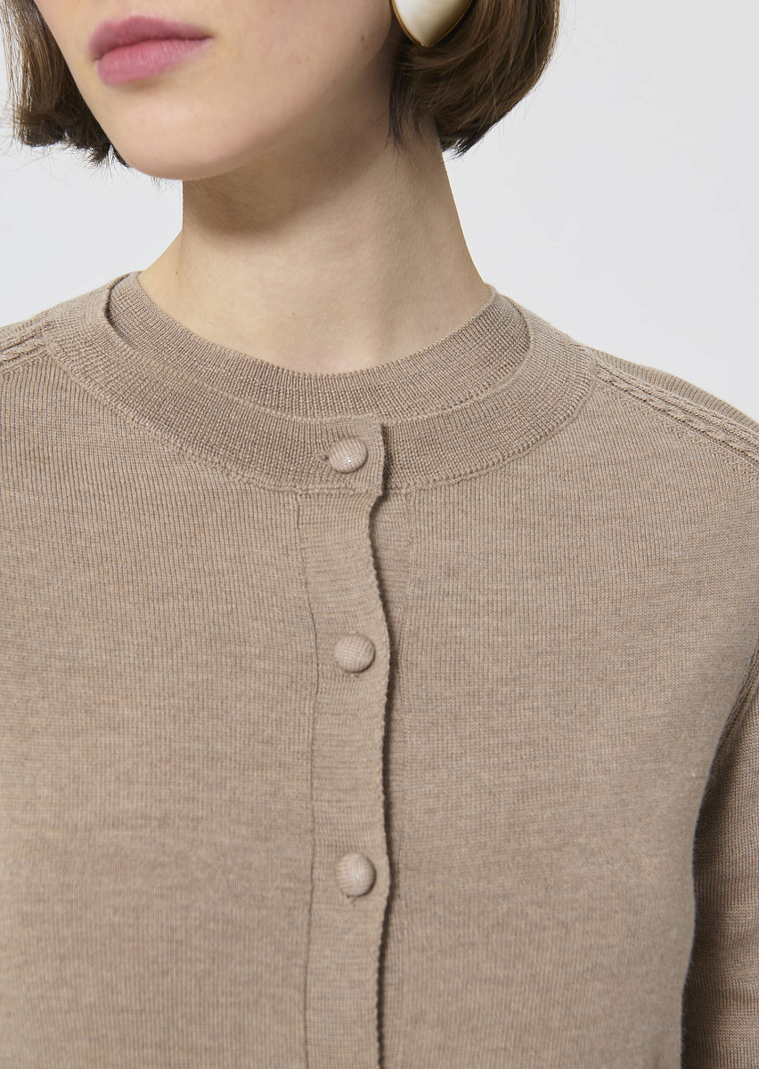 Ginno кардиган кофейного цвета Ginno кардиган кофейного цвета