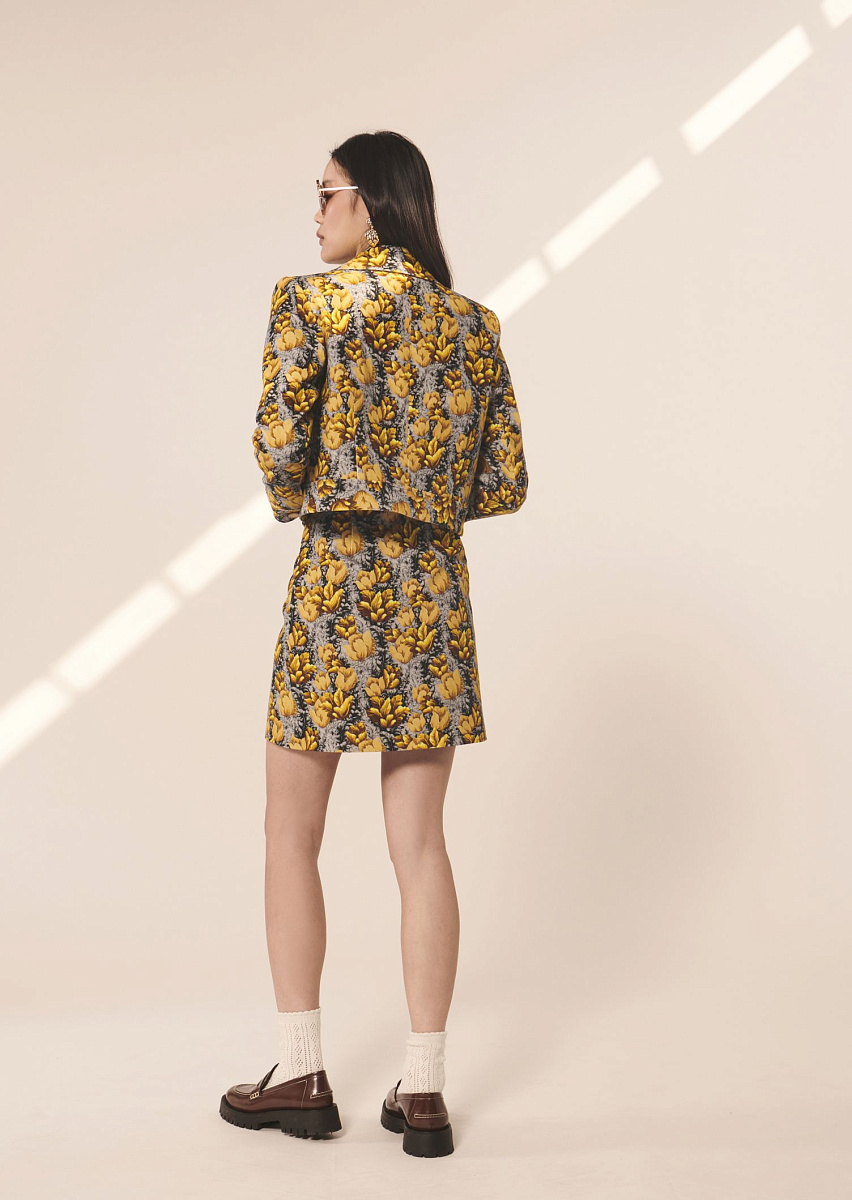 Vascano серый жакет с цветочным принтом Vascano серый жакет с цветочным принтом