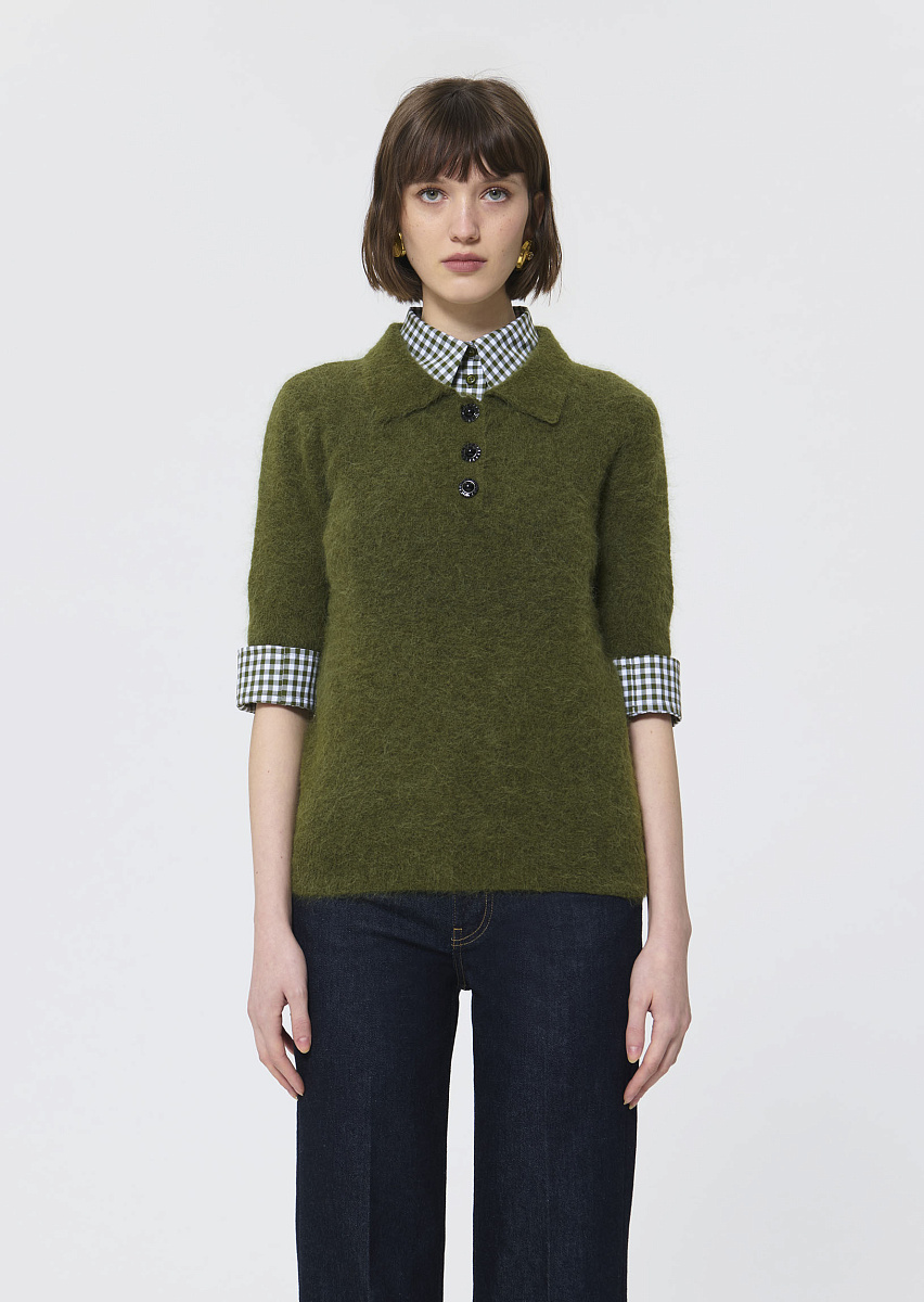 Paulino зеленый джемпер