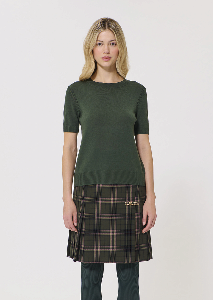 Pica зеленый джемпер из шерсти мериноса