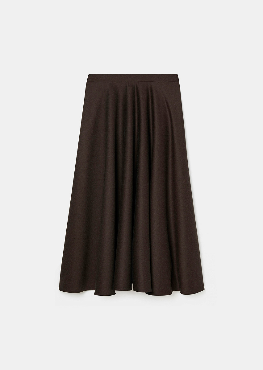 Jackie коричневая юбка из фланели Jackie коричневая юбка из фланели