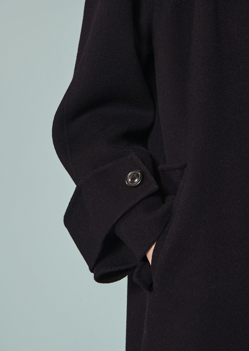 Maggy темно-синее пальто из двусторонней шерсти Maggy темно-синее пальто из двусторонней шерсти