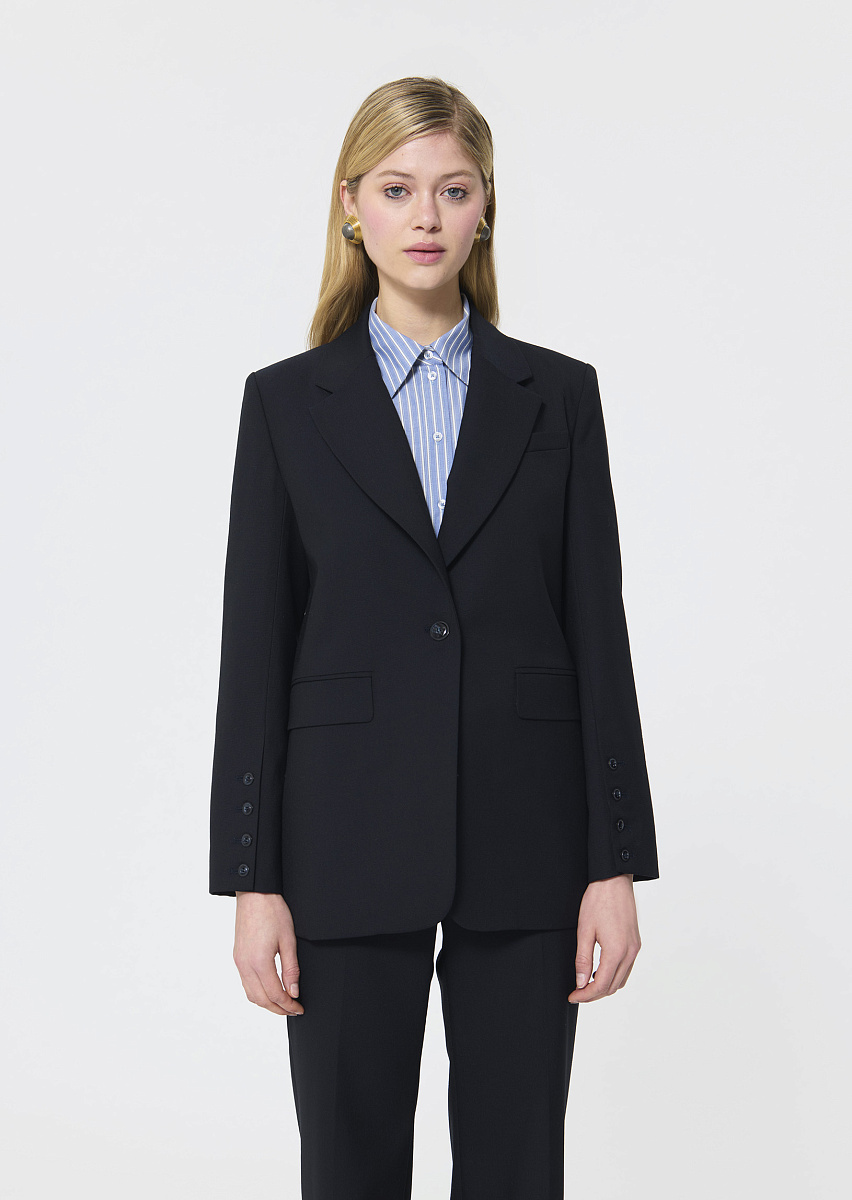 Virgil темно-синий жакет