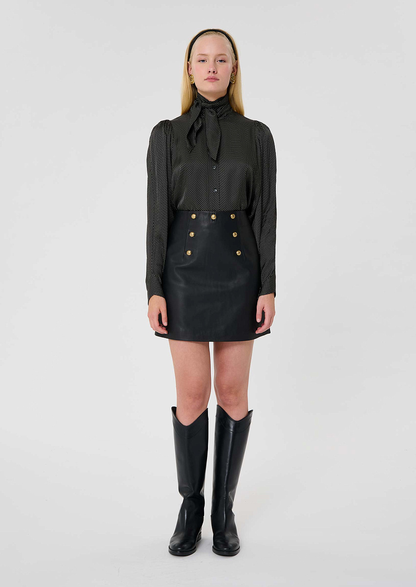 Черная кожаная юбка Jamie Черная кожаная юбка Jamie