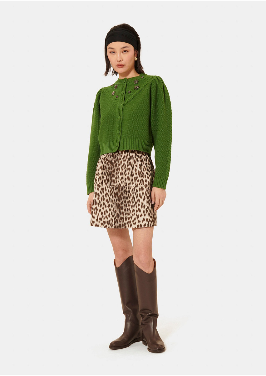 Gustave зеленый кардиган из шерсти мериноса Gustave зеленый кардиган из шерсти мериноса